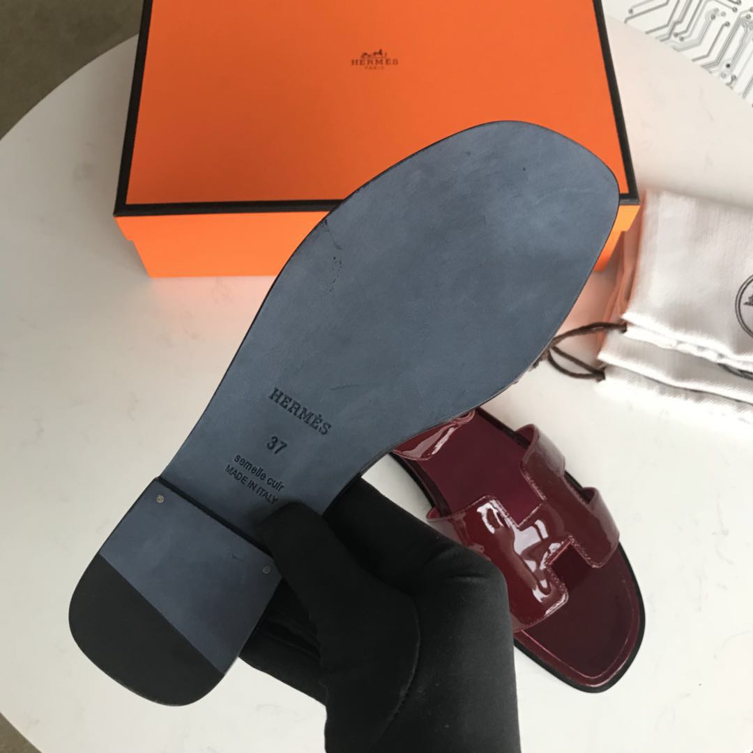 에르메스 올수공 오란 슬리퍼 샌들 페이던트 14